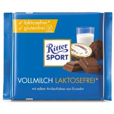 Ritter Sport Vollmilch Laktosefrei 100G 