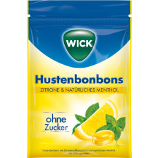 Wick Hustenbonbons Zitrone & Natürliches Menthol 72 g 