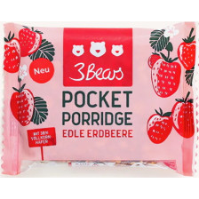3Bears Pocket Porridge Edle Erdbeere 55G 