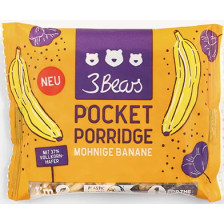 3Bears Pocket Porridge Mohnige Banane 55G 