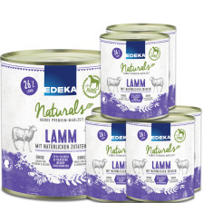 EDEKA Naturals Lamm Hundefutter 6x800g 