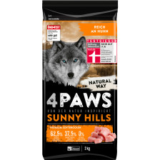 4Paws Sunny Hills reich an Huhn 2KG 