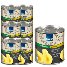EDEKA Williams Christ Birnen gezuckert halbe Frucht 6x820 g 