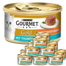 Purina Gourmet Gold Raffiniertes Ragout mit Thunfisch 12x85G 