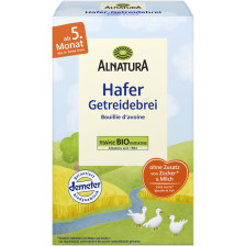 Alnatura Bio Hafer Getreidebrei ab dem 5. Monat 250G 