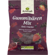 Alnatura Bio Gummibären Mix Rote Früchte 100G 