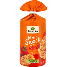 Alnatura Bio Mais Snack Paprika 125G 