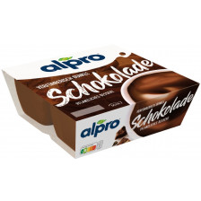 Alpro Soya Dessert Dunkle Schokolade feinherb 4x 125G 