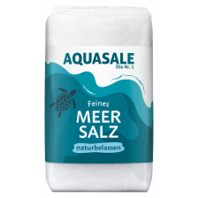 Aquasale Meersalz fein naturbelassen 500G 