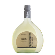 Becksteiner Weinhaus Müller-Thurgau halbtrocken 0,75L - Etikett verschmutzt/beschädigt 