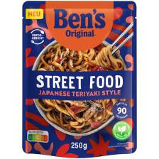 Ben's Original Street Food Japanese Teriyaki Style Noodles 250G 
