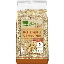 EDEKA Bio Basis Müsli 5-Korn-Mix 750G 