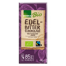EDEKA Bio Edelbitterschokolade 85% 100G 