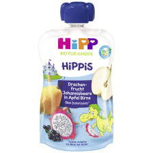 Hipp Bio Hippis Drachenfrucht-Johannisbeere in Apfel-Birne ohne Zuckerzusatz ab 1Jahr 100g 