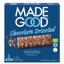 Made Good Bio Chocolate Drizzled Vanille Riegel 5x 24G 