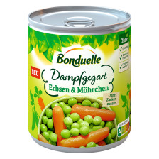 Bonduelle Dampfgegart Erbsen & Möhrchen 610G 