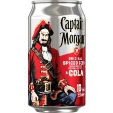 Captain Morgan Original Spiced Gold & Cola 0,33L 