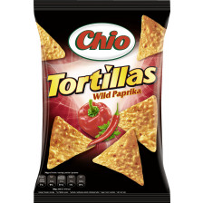 Chio Tortilla Chips Wild Paprika 125G 
