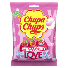Chupa Chups Strawberry Love 10ST 120G 