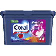 Coral Waschmittel All in 1 Caps Optimal Color 16WL 339,2g 