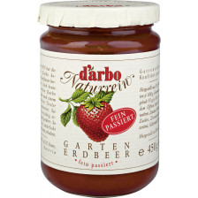 Darbo Konfitüre Naturrein Erdbeer 450 g 
