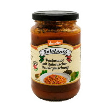 Demeter Solobonta Pastasauce mit italienische Gewürzmischung 330G - Abverkauf 