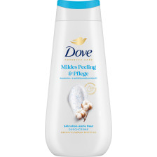 Dove Advanced Care Duschcreme Mildes Peeling&Pflege Baumwoll- und Meeresmineralienduft 225ML 
