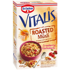 Dr.Oetker Vitalis Roasted Müsli Cranberry-Kürbiskern 450G 