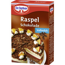 Dr.Oetker Raspel Schokolade Vollmilch 100G 