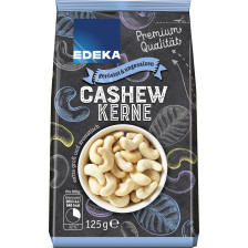 EDEKA Cashew Kerne geröstet & ungesalzen 125G 