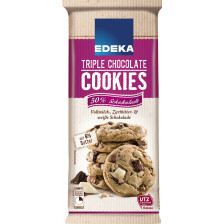 EDEKA Triple Chocolate Cookies 200 g 