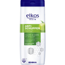elkos Antischuppen Shampoo Clean & Care mit Apfelduft 300ML 