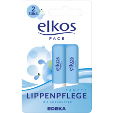 elkos Face sanfte Lippenpflege mit Sheabutter 2x 4,8G 