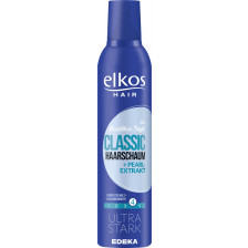 Elkos Classic Haarschaum + Pearl-Extrakt ultra stark 250 ml 
