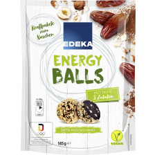 EDEKA Energy Balls Datteln Haselnuss Kakao 145G 
