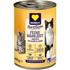 EDEKA Feine Mahlzeit Huhn & Leber 400G 