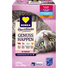 EDEKA Herzstücke Genuss Happen in Sauce 12x100G 