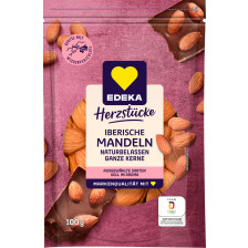Edeka Herzstücke Iberische Mandeln naturell ganz 100G 