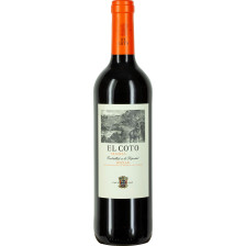 El Coto Rioja Crianza DOC 0,75L - Etikett verschmutzt/beschädigt 