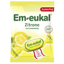 Em-Eukal Zitrone Hustenbonbons zuckerfrei 75G mindestens 16ST 