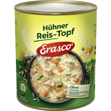 Erasco Hühner Reis-Topf mit Hühnerbrühe 800G 