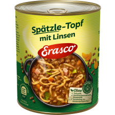 Erasco Spätzle-Topf mit Linsen 800G 