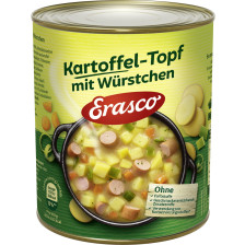 Erasco Kartoffel-Topf mit Würstchen 800G 