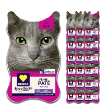 EDEKA Herzstücke Feine Paté mit Kalb 18x85G 