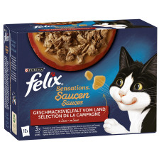 Felix Sensations Soße Geschmacksvielfalt vom Land 12x85g 