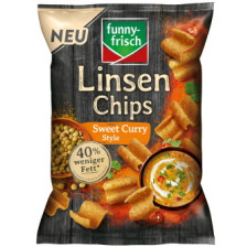 Funny-Frisch Linsen Chips Curry Style 90G 