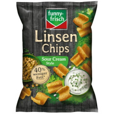 Funny-Frisch Linsen Chips Sour Cream 90G 