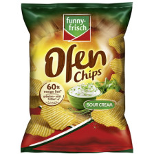 Funny-Frisch Ofen Chips Sour Cream 125G 