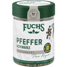 Fuchs Pfeffer schwarz geschrotet 60G 