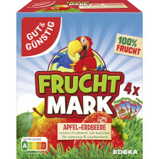 Gut & Günstig Fruchtmark Apfel-Erdbeere 4ST 400G 